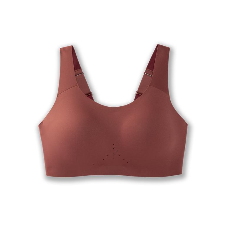 Brooks Women's DARE SCOOPBACK Sports Bras - Burgundy/Terracotta - Canada (AXNQG-1975)